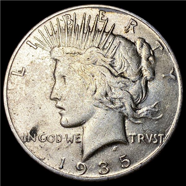 1935-S Silver Peace Dollar NEARLY UNCIRCULATED
