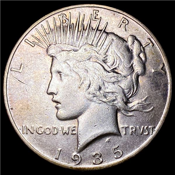 1935-S Silver Peace Dollar NEARLY UNCIRCULATED