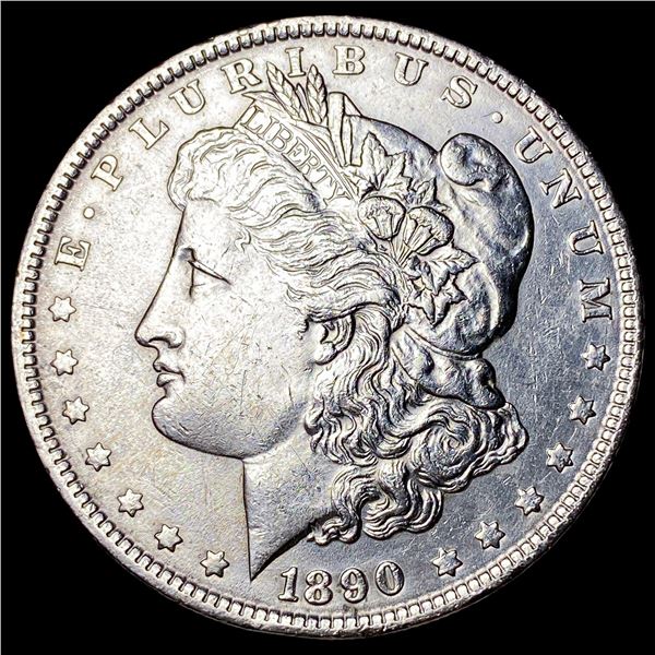 1890 Silver Morgan Dollar CLOSELY  UNCIRCULATED