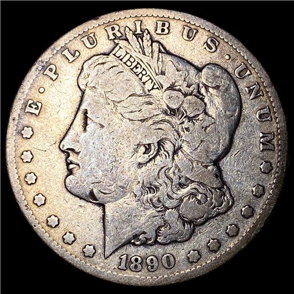 1890-CC Silver Morgan Dollar LIGHTLY  CIRCULATED
