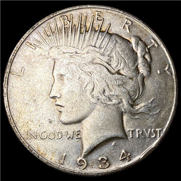 1934-D Silver Peace Dollar LIGHTLY CIRCULATED