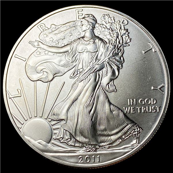 2011 1oz Silver American Eagle $1 SUPERB GEM BU