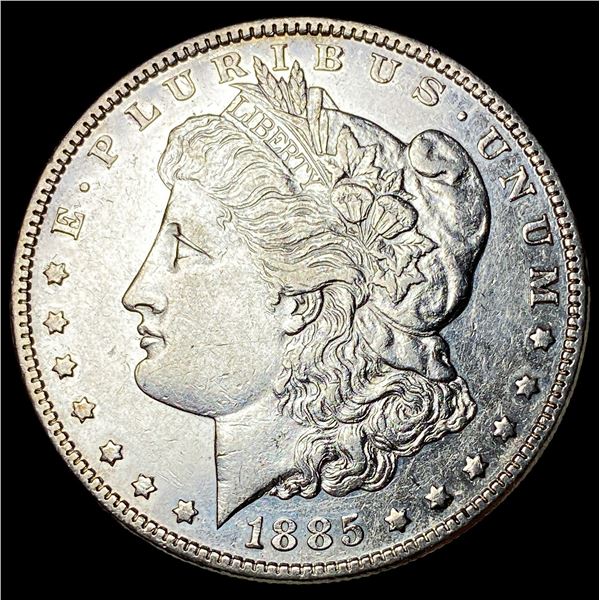 1885 Silver Morgan Dollar CLOSELY  UNCIRCULATED