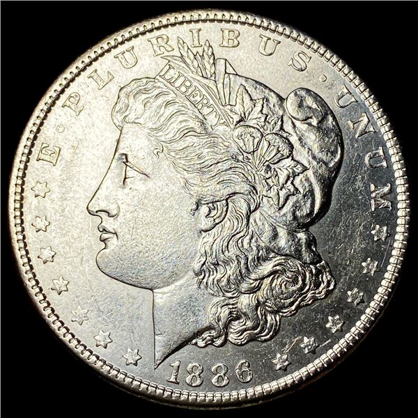 1886 Silver Morgan Dollar CHOICE AU