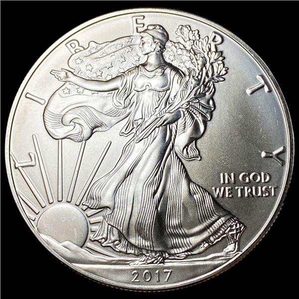2017 1oz Silver American Eagle $1 SUPERB GEM BU