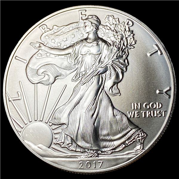 2017 1oz Silver American Eagle $1 SUPERB GEM BU