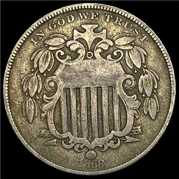 1868 Shield Nickel NICELY CIRCULATED