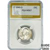 Image 1 : 1949-D Washington Silver Quarter PGA MS67