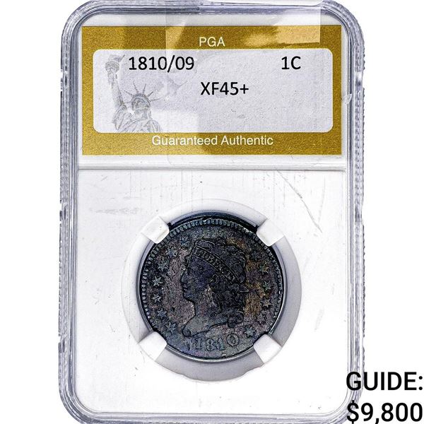 1810/09 Classic Head Large Cent PGA XF45+
