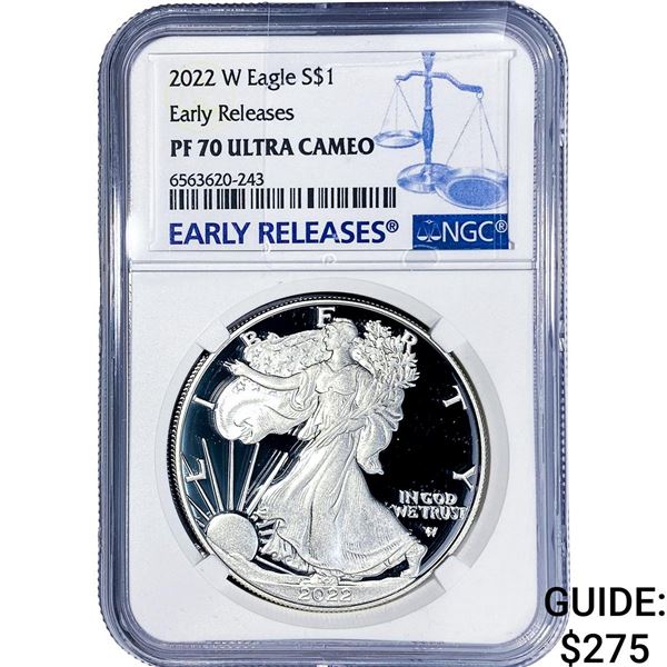 2022-W Silver Eagle NGC PF70 Ultra Cameo