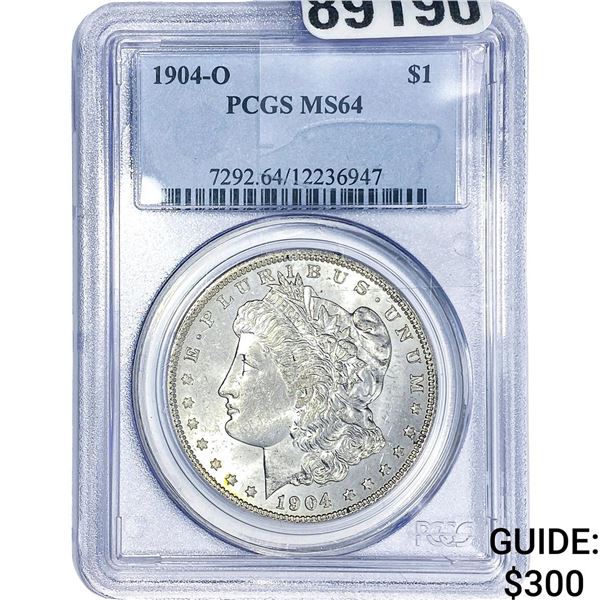 1904-O Morgan Silver Dollar PCGS MS64