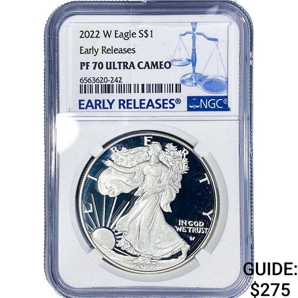 2022-W Silver Eagle NGC PF70 Ultra Cameo
