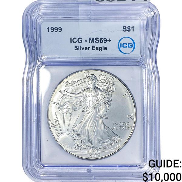 1999 Silver Eagle ICG MS69+