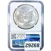 Image 2 : 2000 Silver Eagle NGC MS69