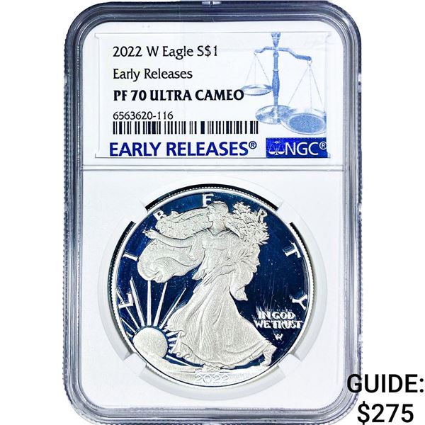 2022-W Silver Eagle NGC PF70 Ultra Cameo