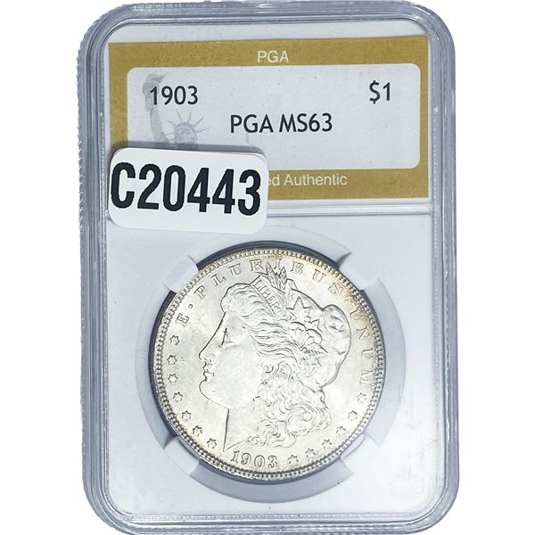 1903 Morgan Silver Dollar PGA MS63