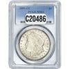 Image 1 : 1891-CC Morgan Silver Dollar PCGS MS61