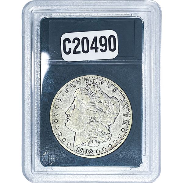 1893-CC Morgan Silver Dollar