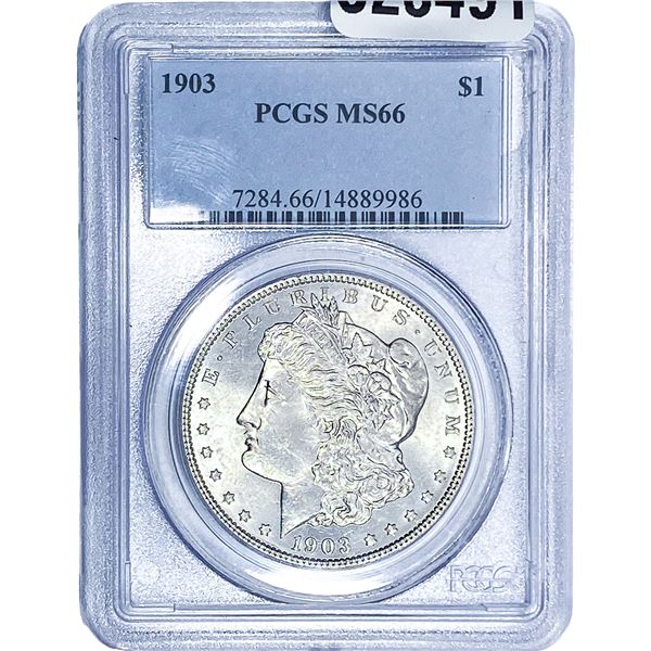 1903 Morgan Silver Dollar PCGS MS66