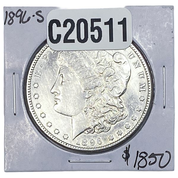 1896-S Morgan Silver Dollar