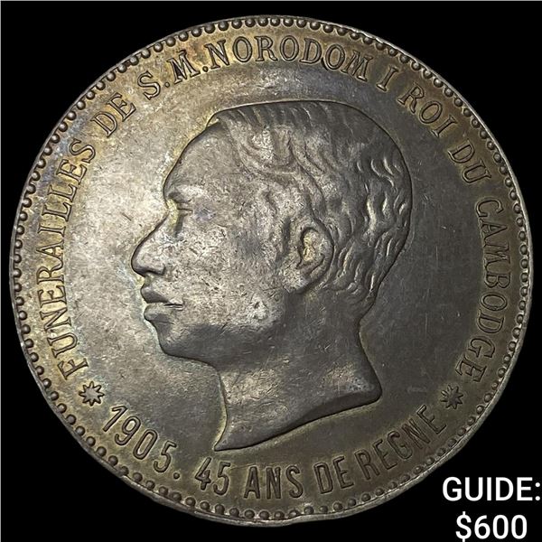 1905 Cambodia Funeral Medal