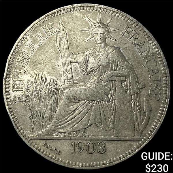 1903A French Indo-China .7813oz Silver Piastre