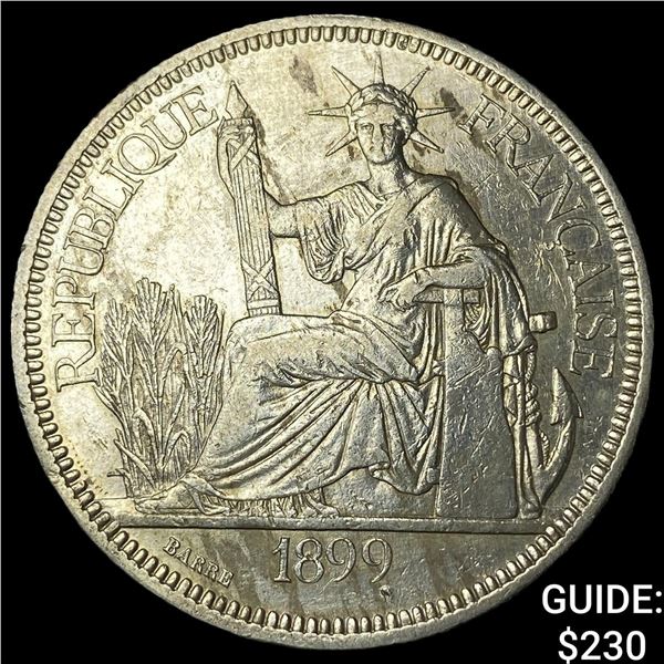 1899A French Indo-China .7813oz Silver Piastre