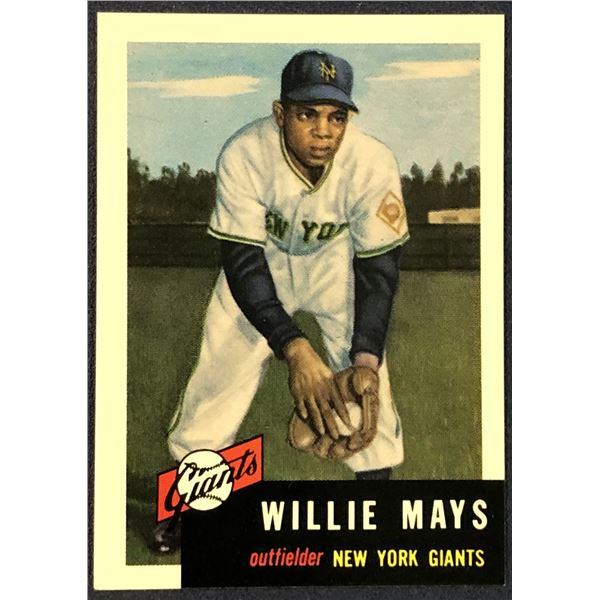 1991 TOPPS ARCHIVES (1953 SERIES) - WILLIE MAYS (HOF)