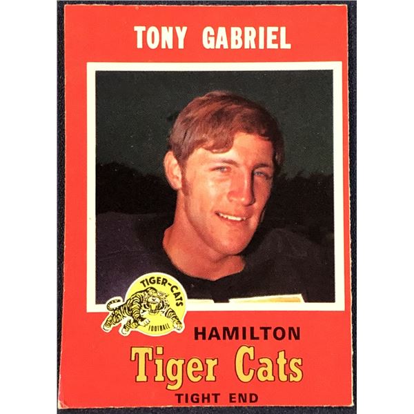 1971 O-PEE-CHEE TONY GABRIEL (HOF)