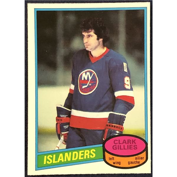 1980-81 O-PEE-CHEE CLARK GILLIES (HOF)