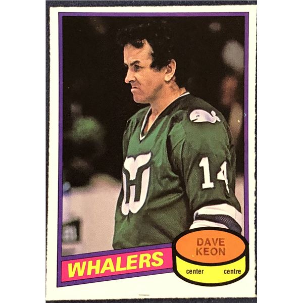 1980-81 O-PEE-CHEE DAVE KEON (HOF)
