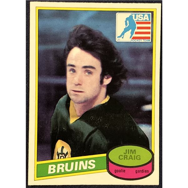 1980-81 O-PEE-CHEE JIM CRAIG ROOKIE CARD