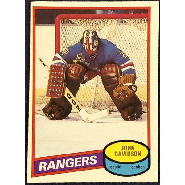 1980-81 O-PEE-CHEE JOHN DAVIDSON (HOF)
