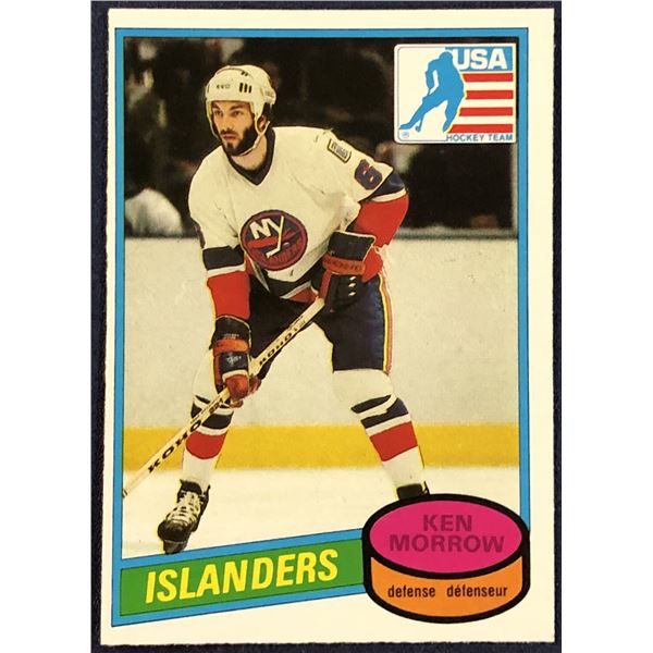 1980-81 O-PEE-CHEE KEN MORROW ROOKIE CARD