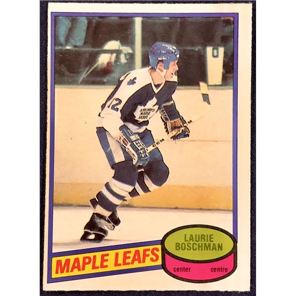1980-81 O-PEE-CHEE LAURIE BOSCHMAN ROOKIE CARD