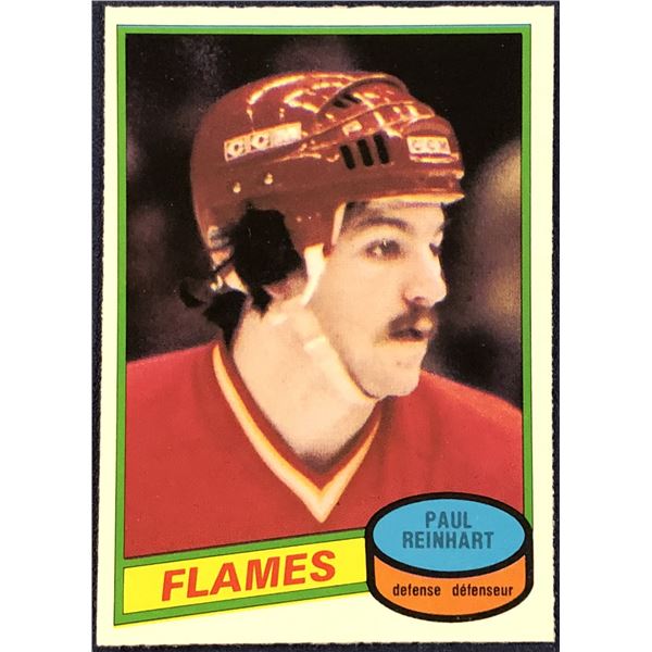 1980-81 O-PEE-CHEE PAUL REINHART ROOKIE CARD