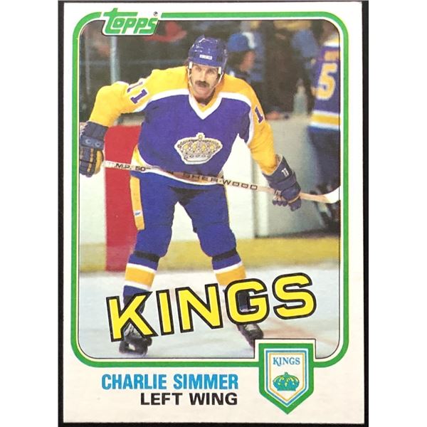 1981-82 TOPPS CHARLIE SIMMER