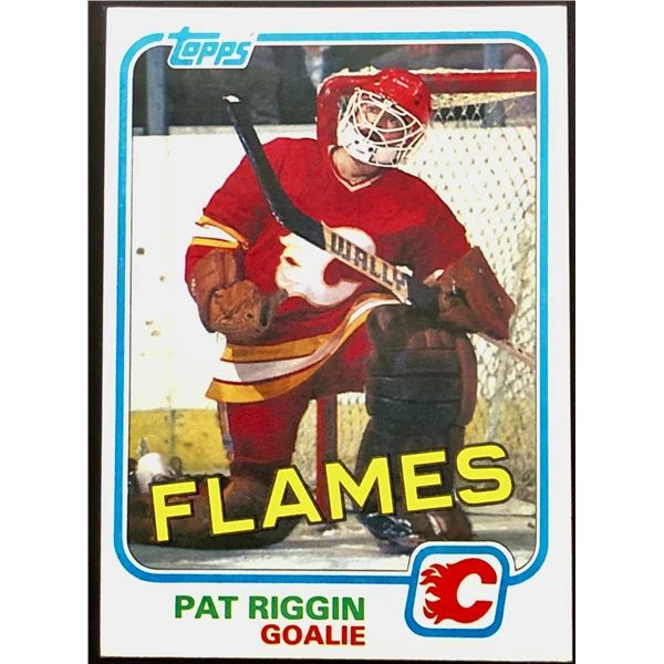 1981-82 TOPPS PAT RIGGIN