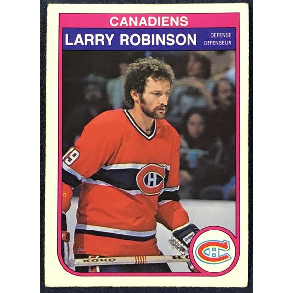 1982-83 O-PEE-CHEE LARRY ROBINSON (HOF)