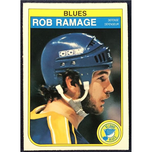 1982-83 O-PEE-CHEE ROB RAMAGE