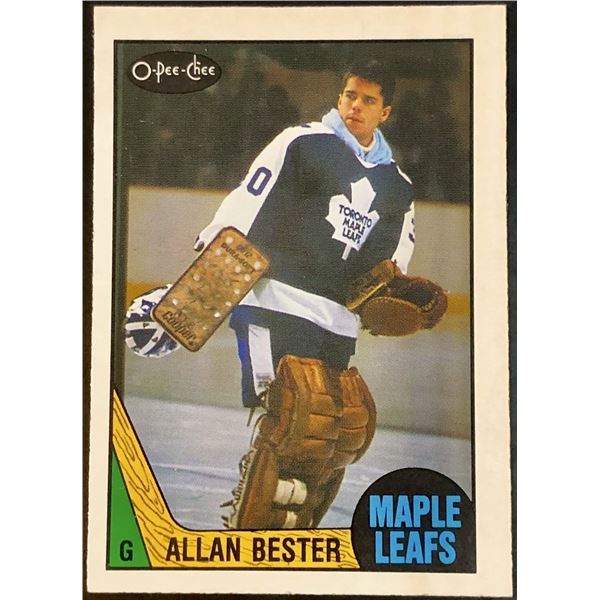 1987-88 O-PEE-CHEE ALLAN BESTER