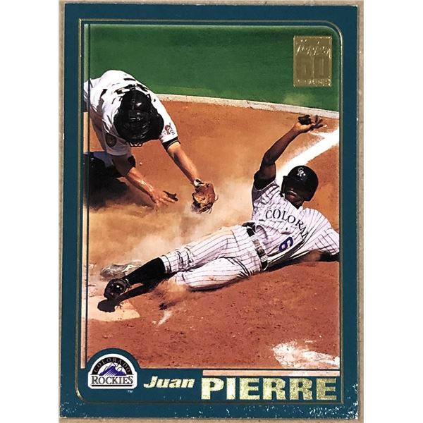 2001 TOPPS JUAN PIERRE ROOKIE CARD