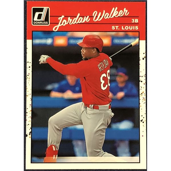 2023 DONRUSS RETRO JORDAN WALKER ROOKIE CARD - ERROR