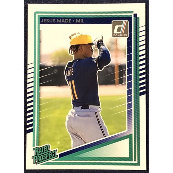 2025 DONRUSS JESUS MADE ROOKIE CARD
