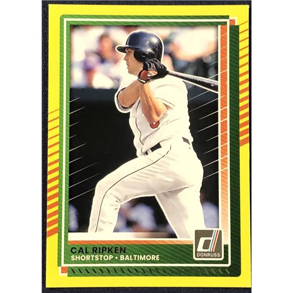 2025 DONRUSS YELLOW PARALLEL CAL RIPKEN JR. (HOF)