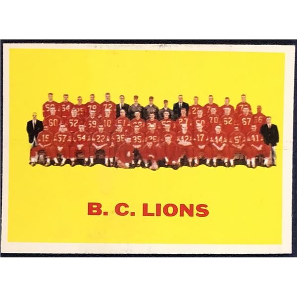 1964 O-PEE-CHEE B.C. LIONS