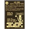 Image 2 : 1964 O-PEE-CHEE LEO LEWIS (HOF)