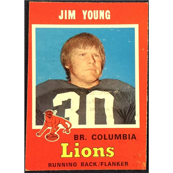1971 O-PEE-CHEE JIM YOUNG (HOF)