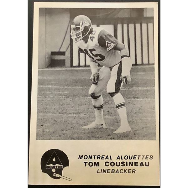 1981 JOGO CFL TOM COUSINEAU