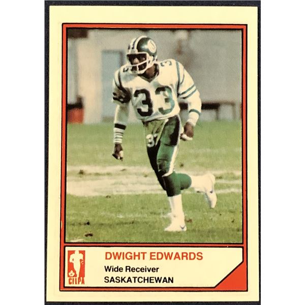 1984 JOGO CFL DWIGHT EDWARDS